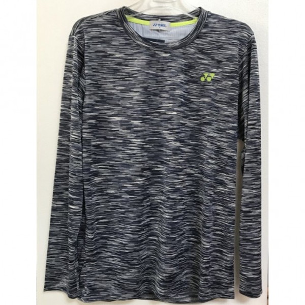 テニスショップラリー 数量限定 Yonex ヨネックス ユニ ミックス天竺ロングスリーブtシャツ フィットスタイル 007 ブラック